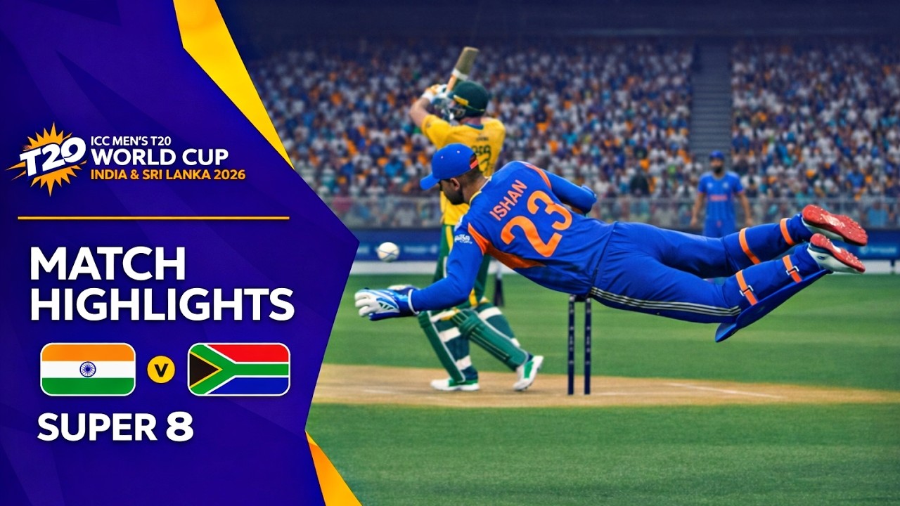 IND vs SA Super 8 Thriller! T20 World Cup | Cricket 26 Gameplay (Ultra Graphics)