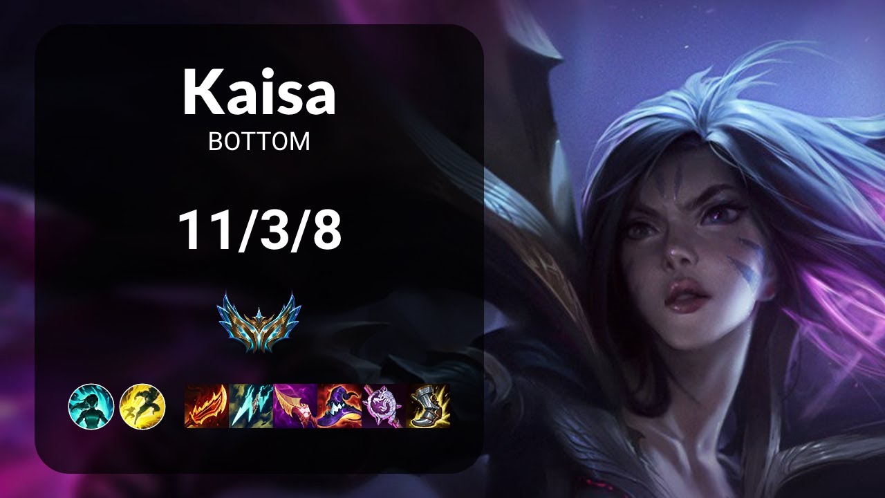 Kai'Sa vs Corki BOTTOM - KR CHALLENGER Patch 14.22