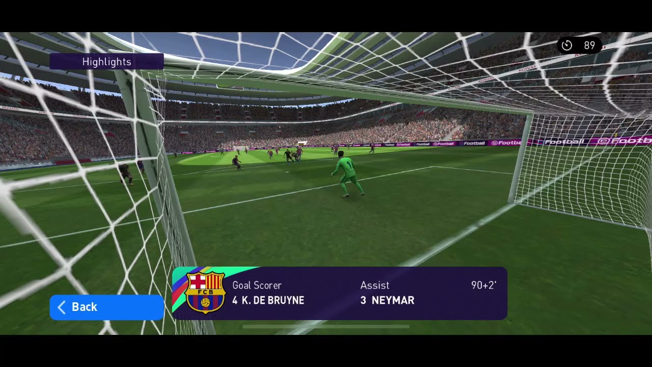 eFootball shorts | Neymar & Kevin combination | Amazing goal