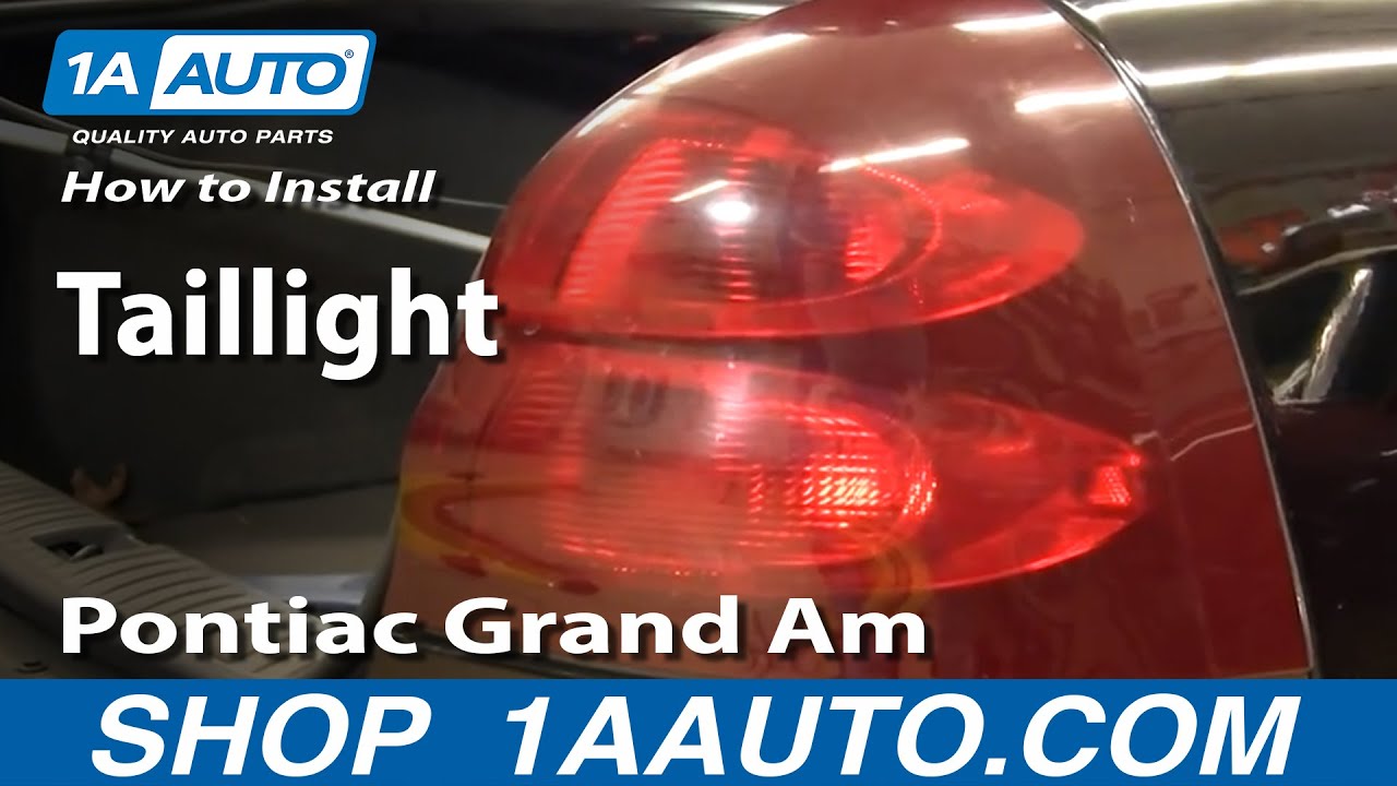 Как заменить задний фонарь на Pontiac Grand Prix 04-08 годов