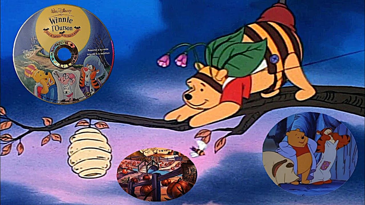 Bouh! Winnie l'Ourson.👻🎃Joyeux Halloween!🎃😊Histoire et extraits du dvd Disney