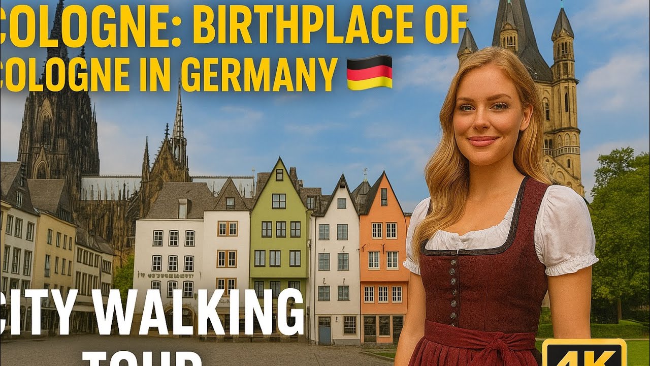 Cologne: Birthplace of Cologne in Germany 🇩🇪 City Walking Tour 