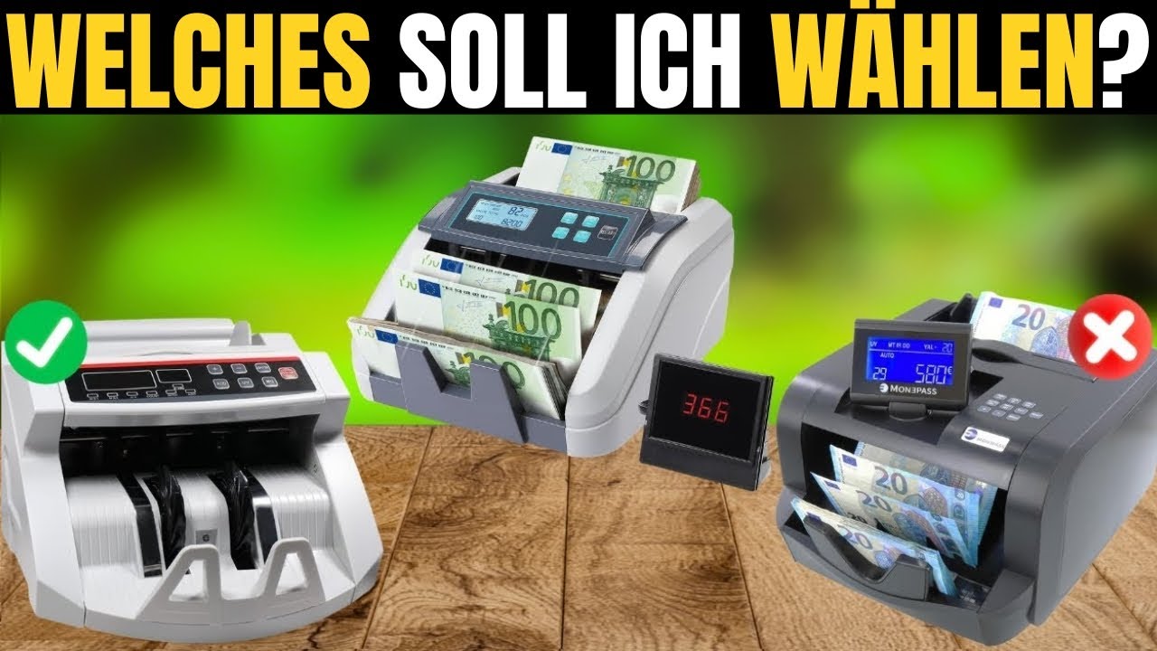 Die Besten Geldz&auml;hlmaschinen 2026 im Preis-Leistungs-Verh&auml;ltnis [KAUFE NICHT DAS FALSCHE MODELL]