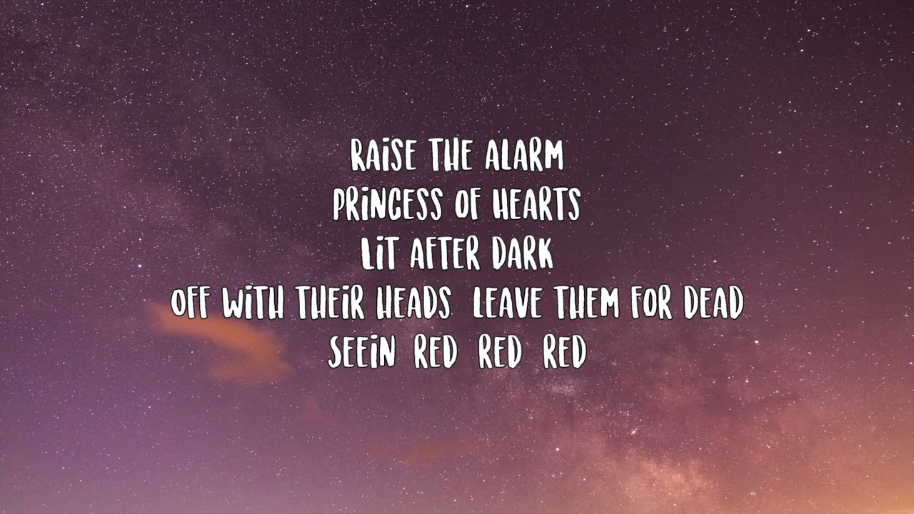 Alex Boniello, Kylie Cantrall, and Walt Disney- Red Lyrics (From Descendants)