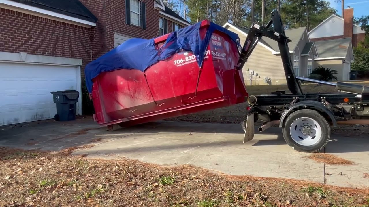 Dumpster Rental Service Evans GA | Post-Project Cleanup Container | Junk In The Box