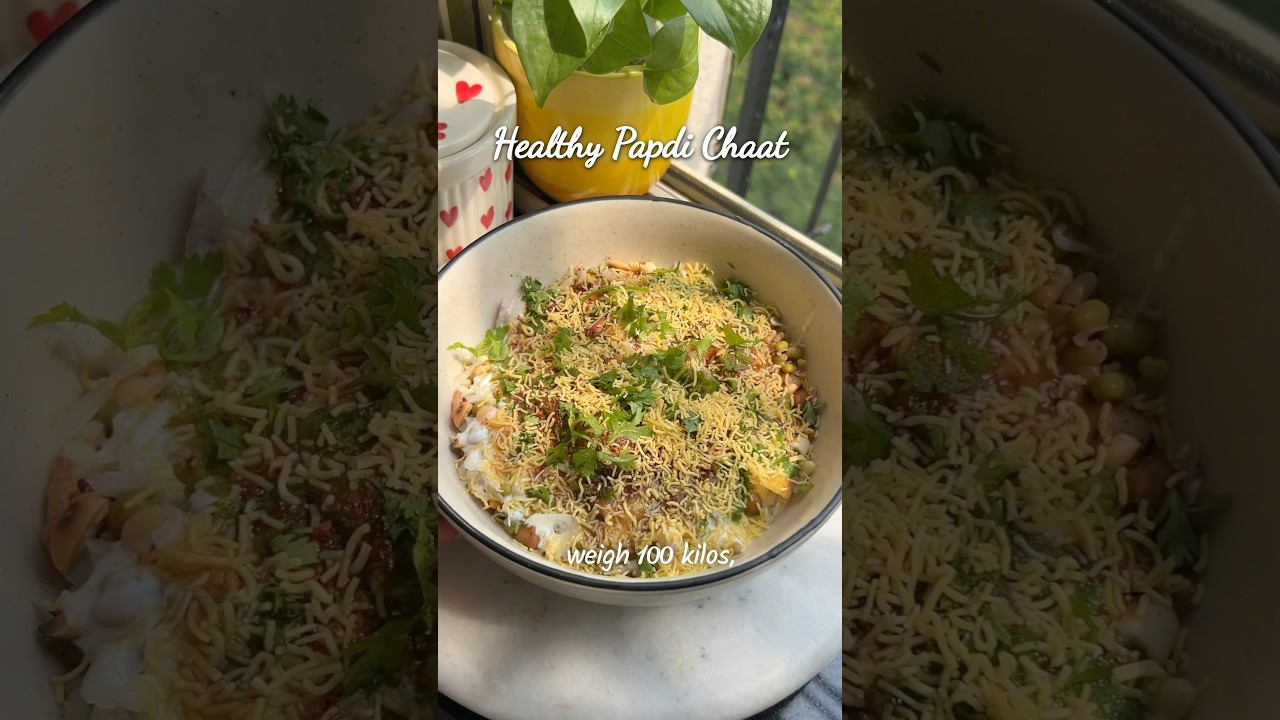 Healthy Papdi Chaat | Low-calorie chaat | Fat-loss Recipes
