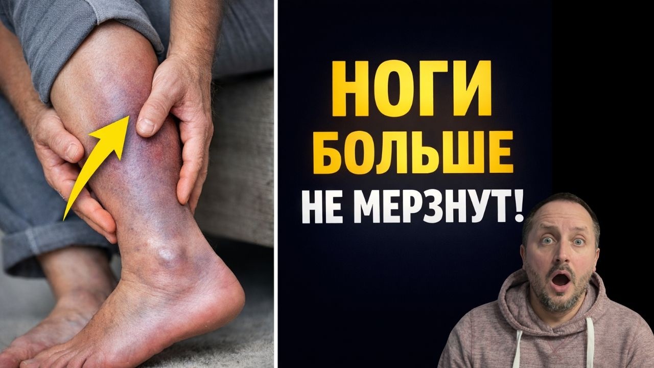 Холодные и тяжелые ноги? Сделайте это, чтобы «включить» кровообращение в любом возрасте!