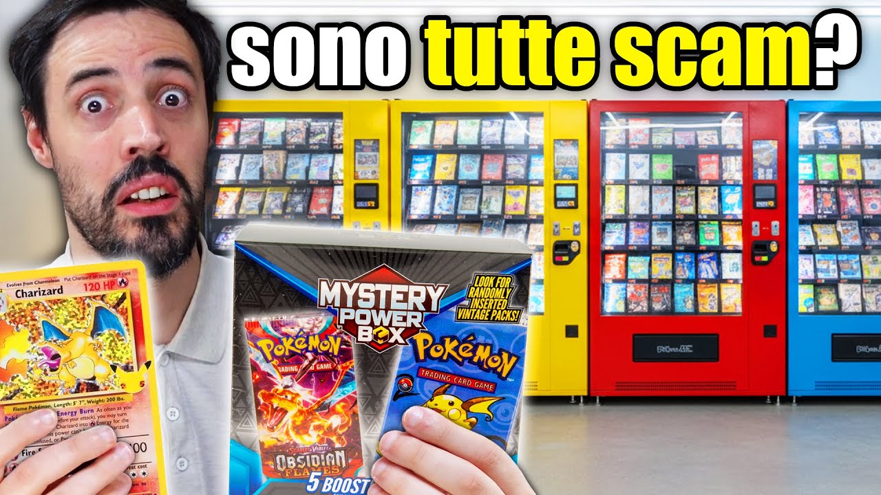 Ho Comprato le MYSTERY BOX di Carte Pokémon PIÙ COSTOSE dalle Vending Machine