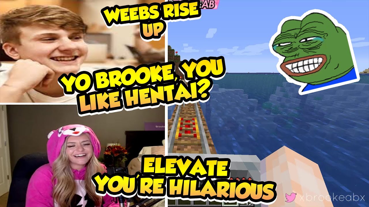 Brooke Plays Minecraft With 100T Elevate (FUNNY, FULL STREAM)