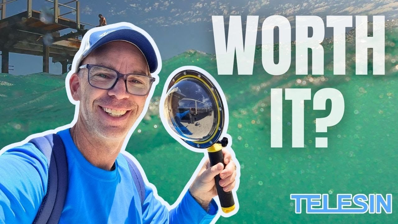 Take Your Underwater Shots To The Next Level with the TELESIN DOME PORT for DJI OSMO ACTION 3/4/5!