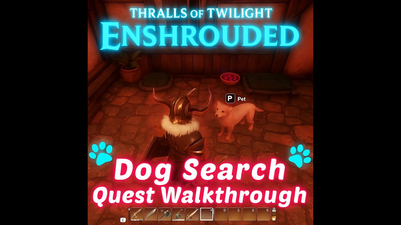 Dog Search Quest Walkthrough – Unlock Your Loyal Companion in Enshrouded! #enshrouded