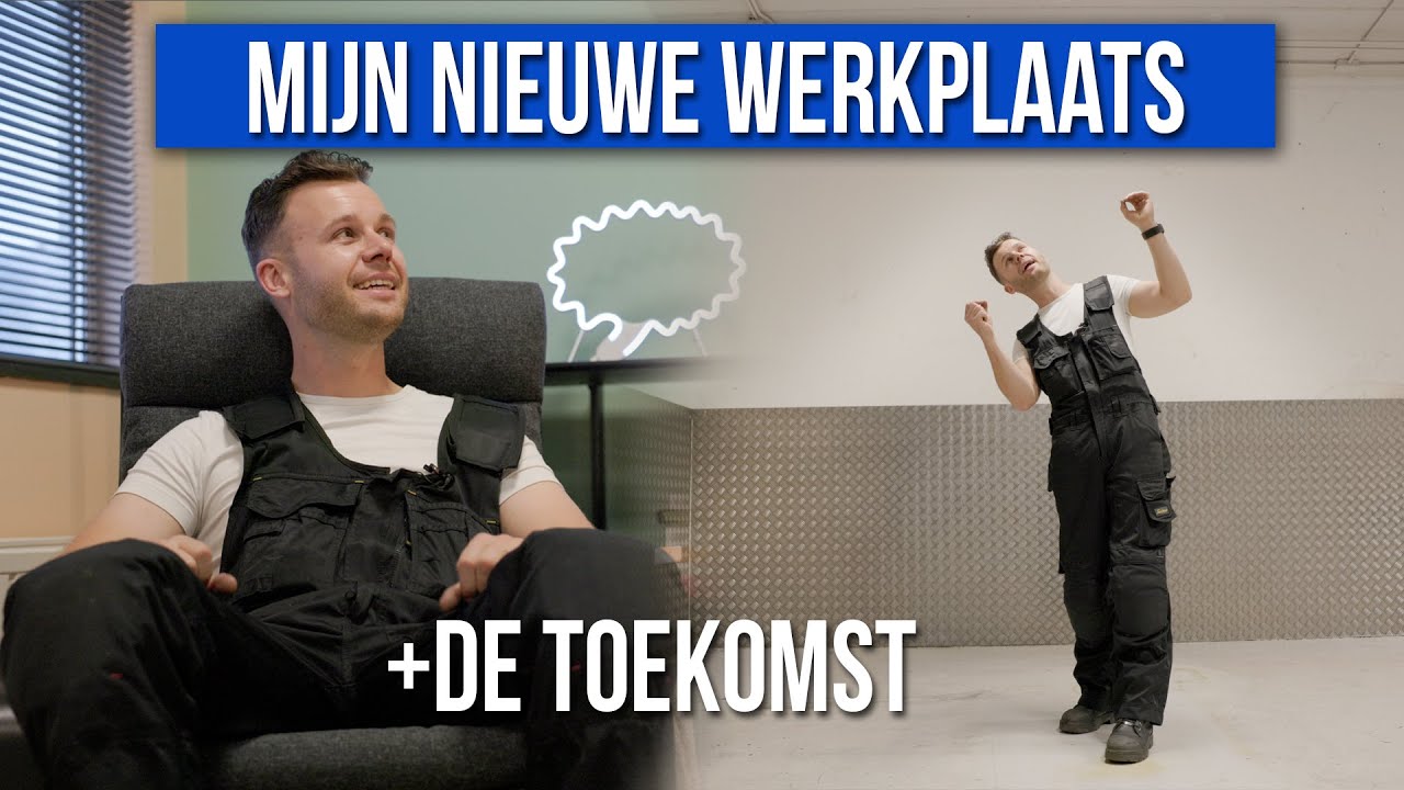 MIJN NIEUWE WERKPLAATS + DE TOEKOMST | VOL GAS MET JOEY