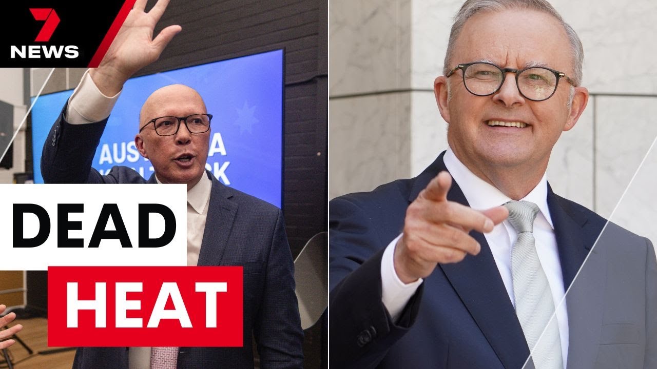 Peter Dutton's popularity draws level with Anthony Albanese | 7NEWS
