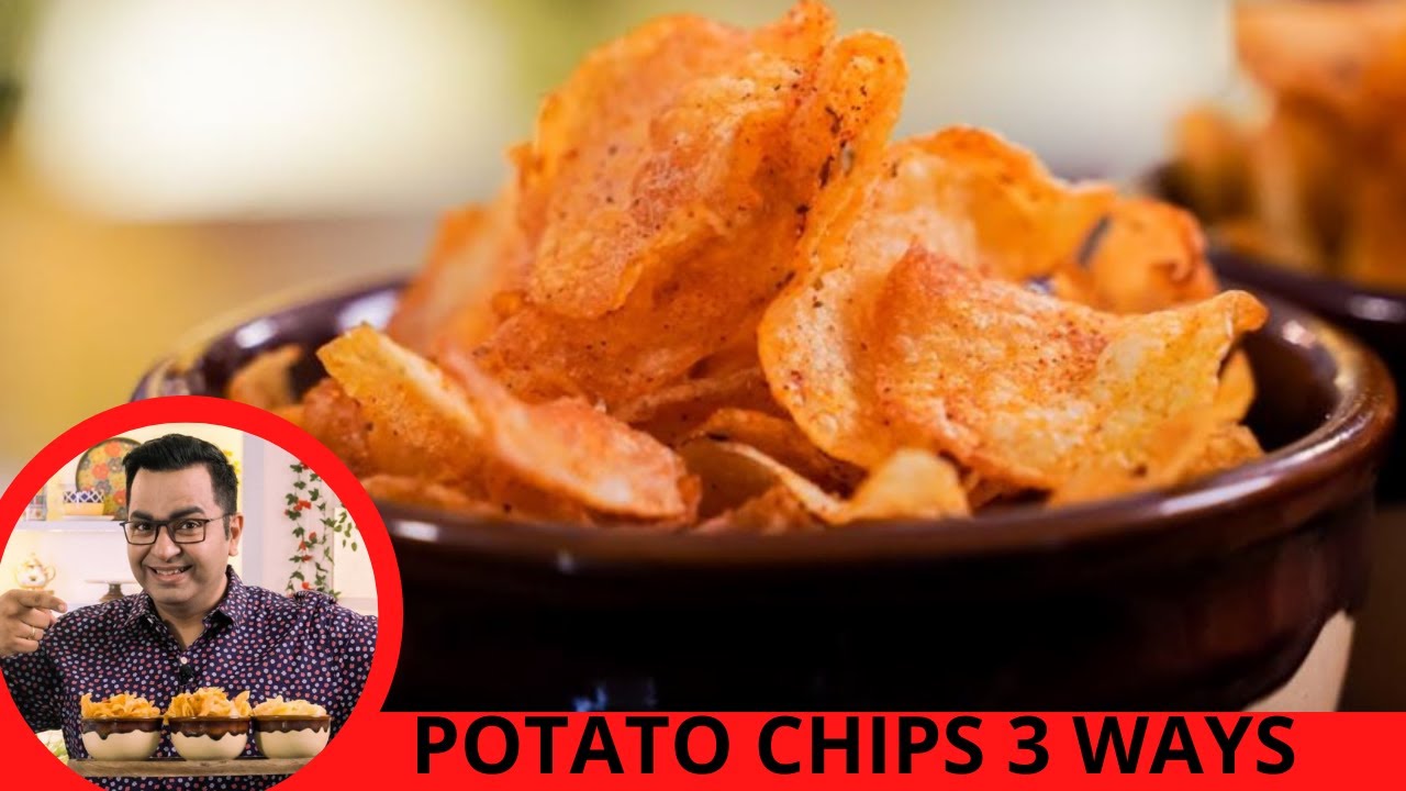 Potato chips क्रिस्पी आलू चिप्स १० मिनट में ना उबालना ना सुखाना | Instant Potato Chips