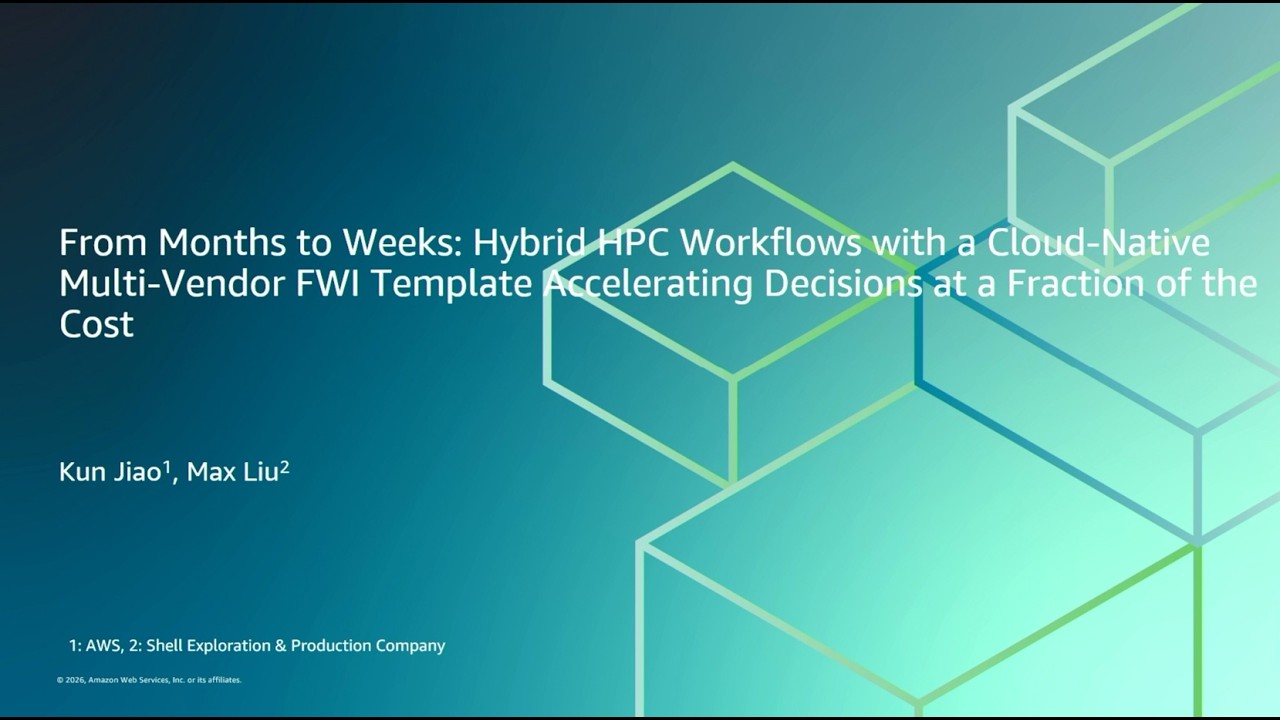 Kun Jiao, Max Liu - From Months to Weeks: Hybrid HPC Workflows with a Cloud-Native Multi-Vendor ...
