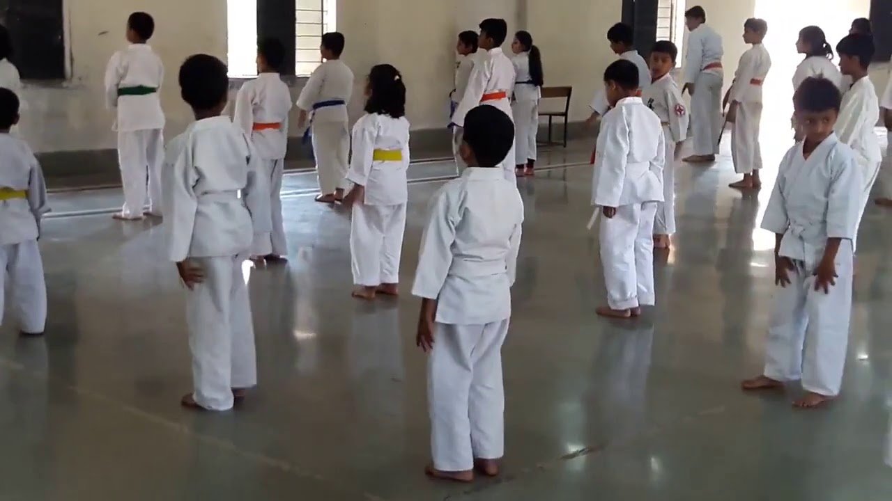 Karate White belt Exam by Ashwin