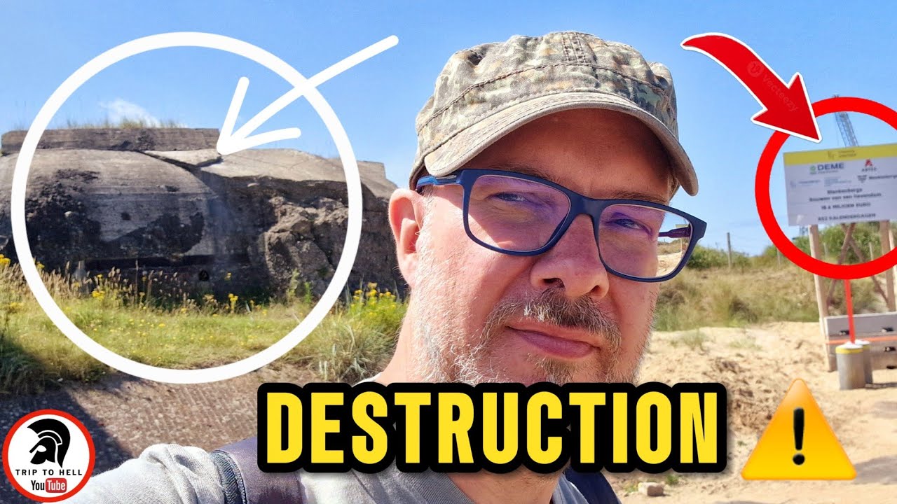 ⚠️ BUNKER patrimoine en péril à Blankenberge ! La fin des vestiges de la WW2 !