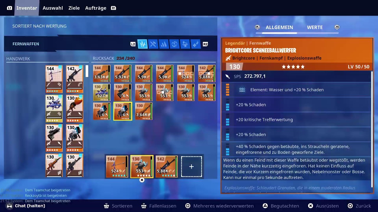 Fortnite Rdw Mission farmen so lang Platz ist kannst du rein