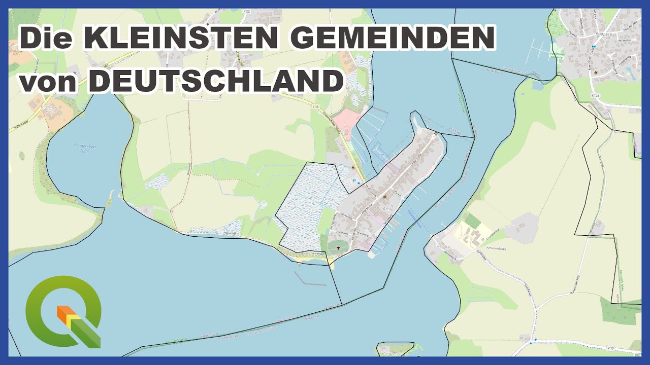Die KLEINSTEN Gemeinden von Deutschland.