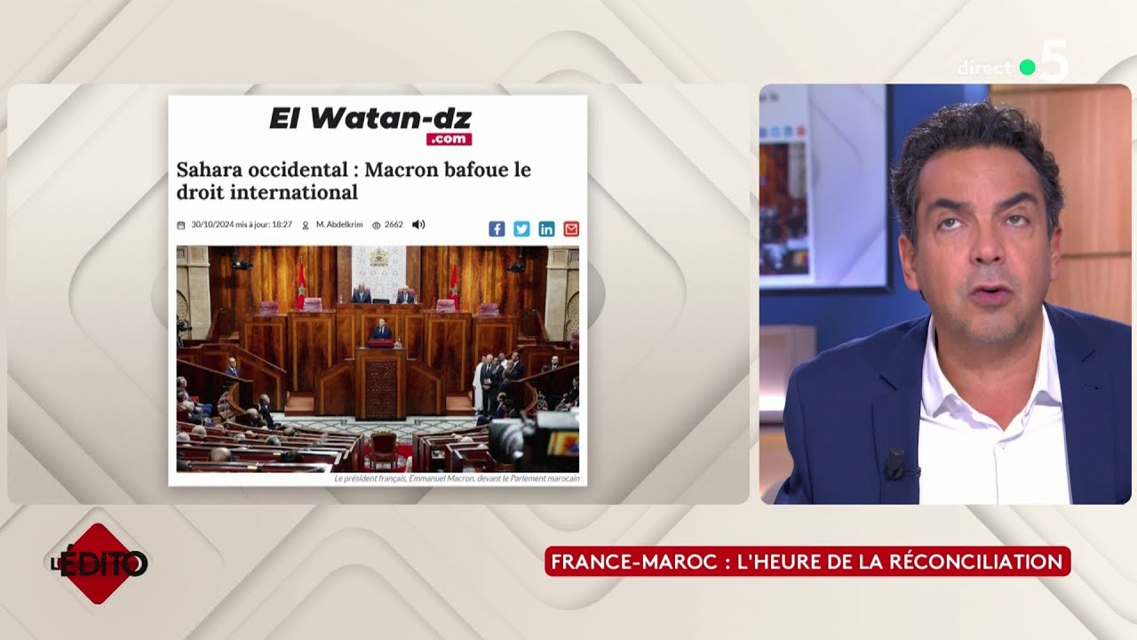France-Maroc : l’heure de la réconciliation -  L’édito de Patrick Cohen - C à vous - 30/10/2024