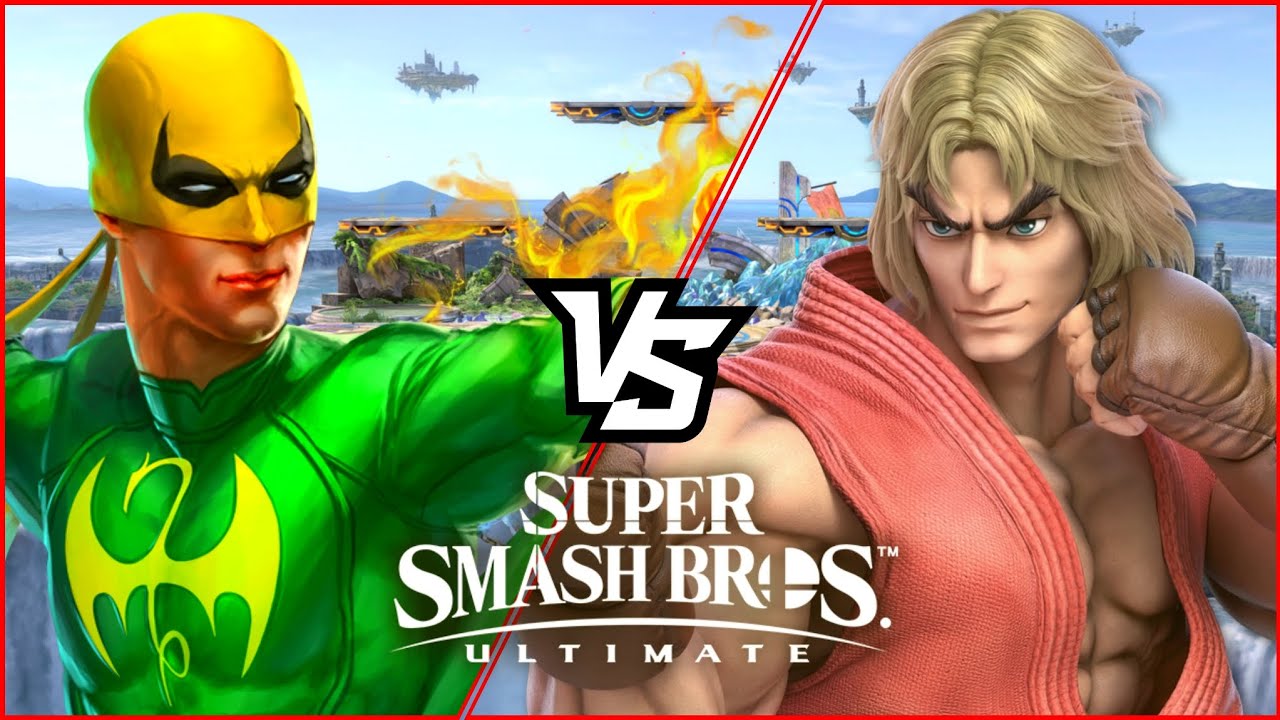 Iron Fist vs Ken Masters (Marvel vs Street Fighter) - Super Smash Bros Ultimate