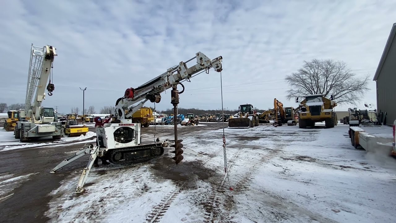 Ez Hauler 4100 digger Derrick with winch and crane boom