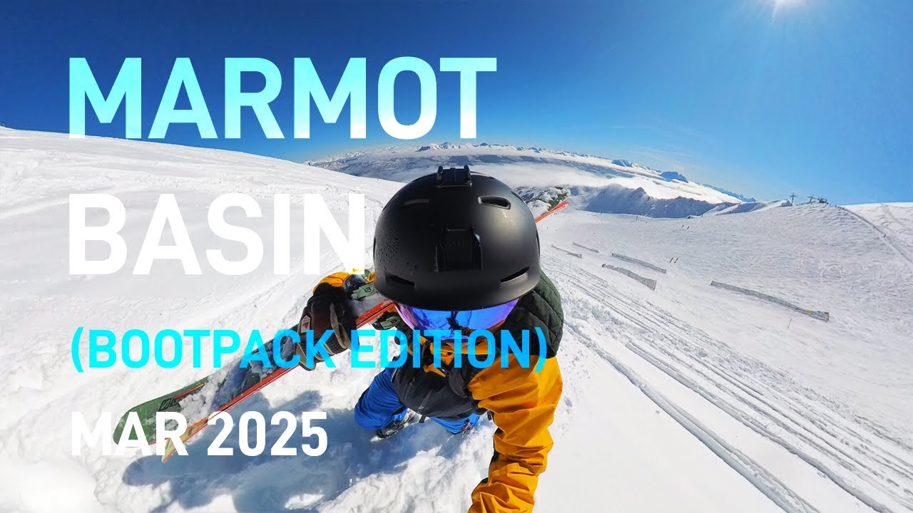 the art of the bootpack (Marmot Basin - March 2025)
