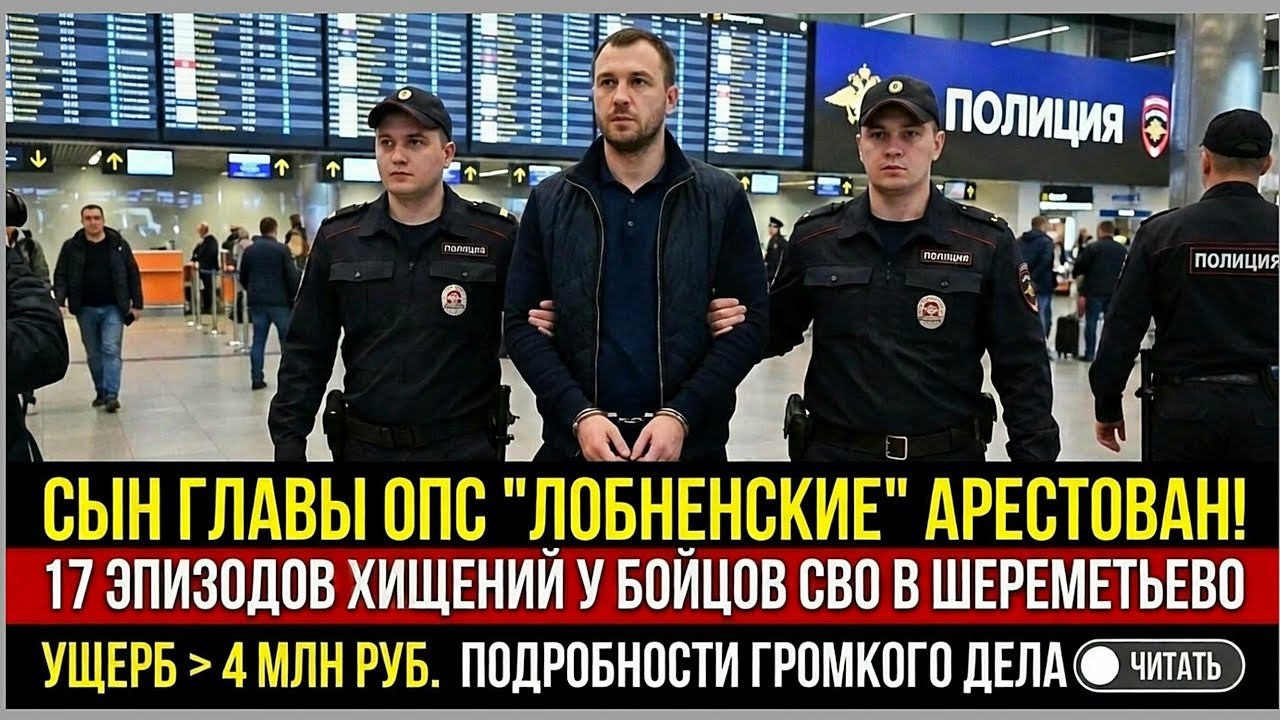 The son of the head of the Lobnya organized crime group was charged with 17 counts of embezzlemen...