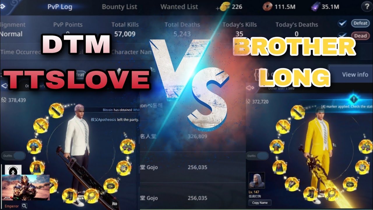 Mir4 TEAM BROTHER LONG VS TEAM TTSLOVE | HOF VS DTM | #mir4 #mir4global #nft @mir4update