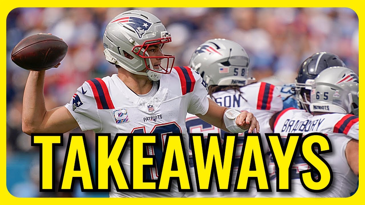 TAKEAWAYS: Patriots Winning Streak Continues After 31-13 Win Over Titans
