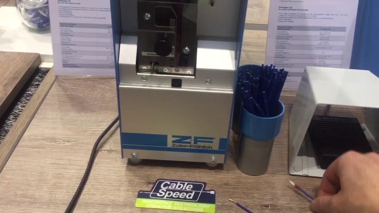 Z&F Crimper-G bootlace ferruling machine