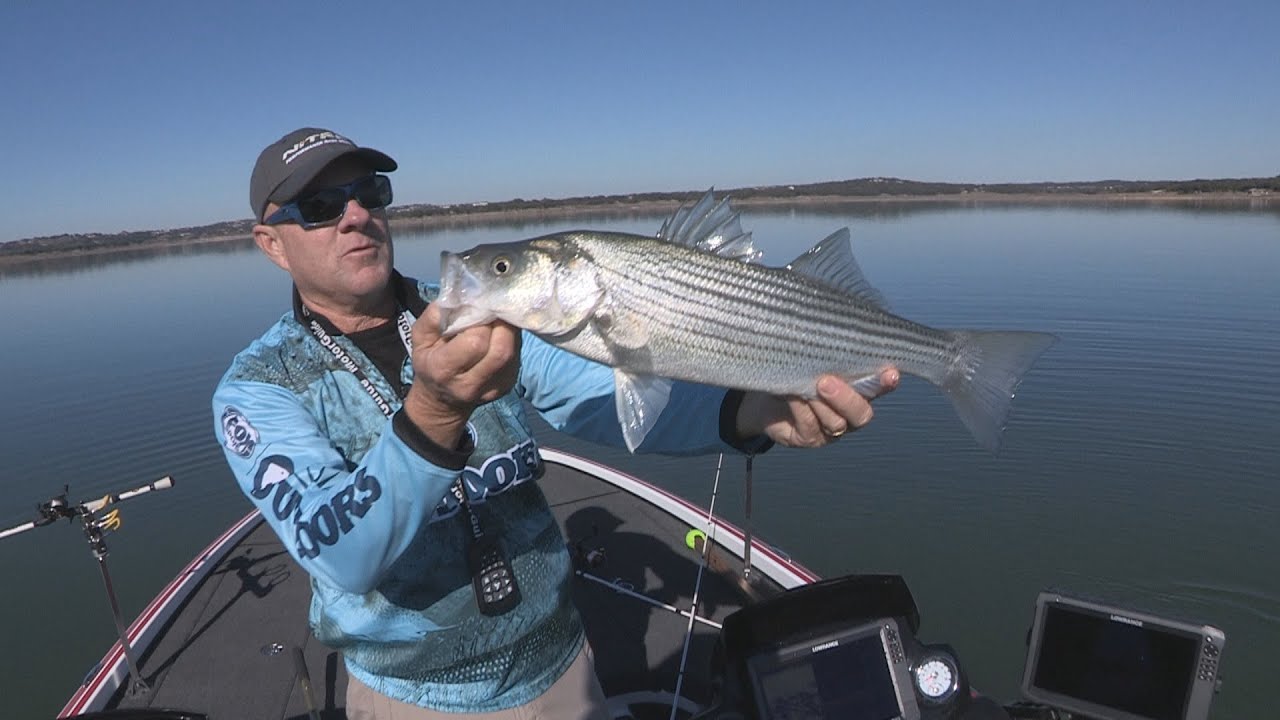 FOX Sports Outdoors SouthWEST #1 - 2016 Canyon Lake Texas Striper Fishing