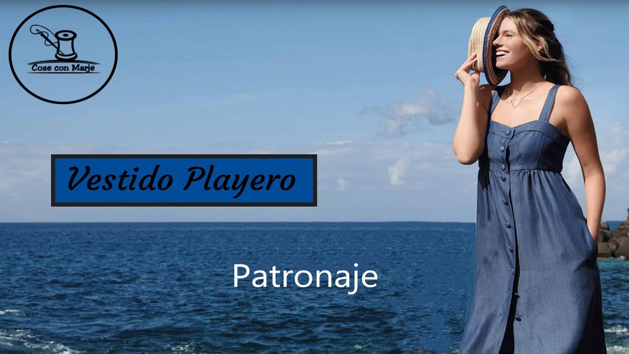 Vestido playero 🏝🌞⛱🌊Transformación de patrones.