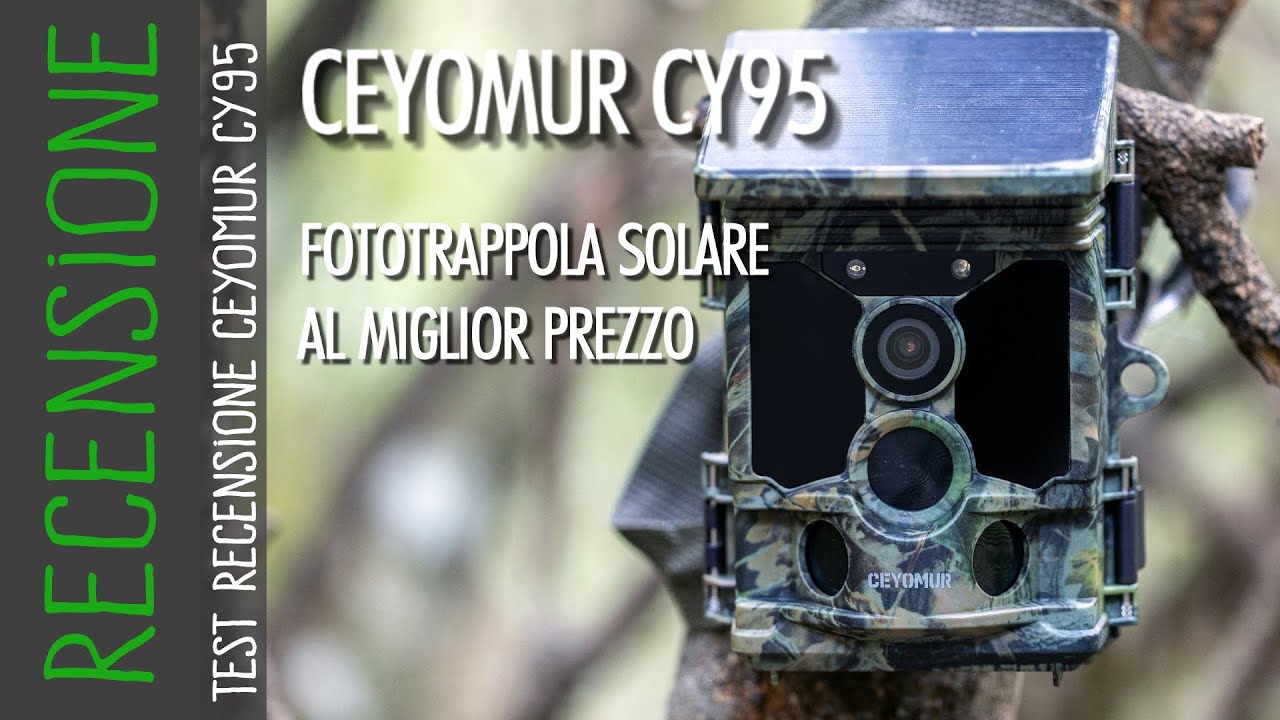 CEYOMUR CY95 - fototrappola solare al miglior prezzo!