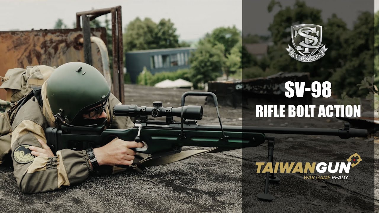 S&T SV-98 Bolt-action Airsoft Rifle - Airsoft Replica Presentation