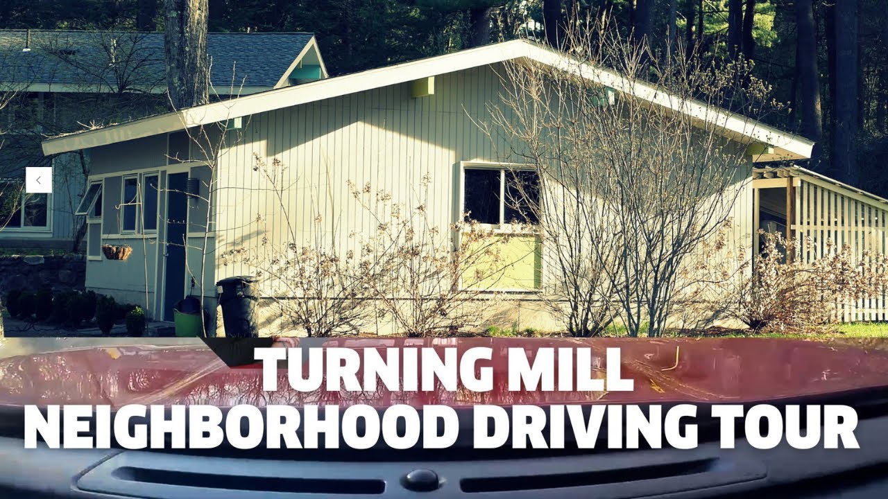 Turning Mill, Lexington, MA - Neighborhood Driving Tour of exclusive mid-century modern homes