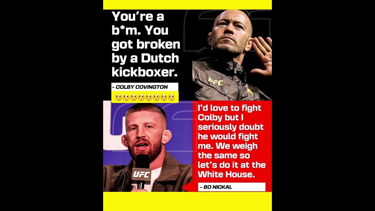 Bo Nickal wants to face Colby Covington at the UFC White House event🤔🤔🤔🤔