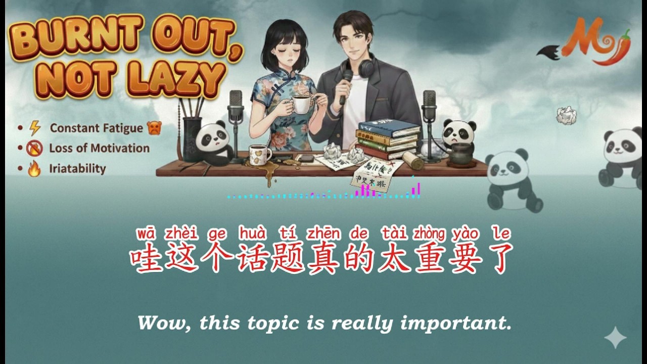 [Mandarin Mojo] Signs you are burnt, not lazy