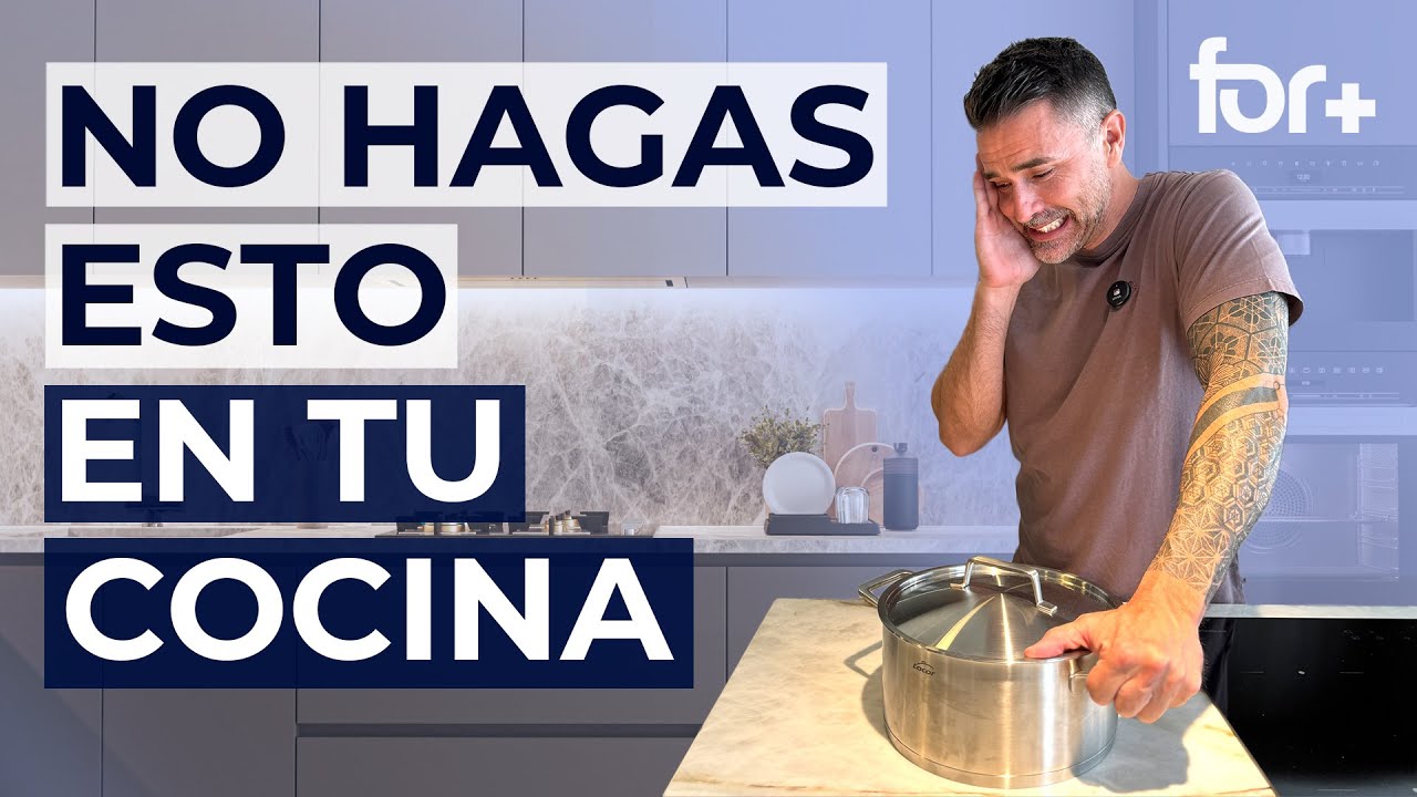 ❌ ¡NUNCA hagas esto en tu COCINA! Evita a estos ERRORES y alarga la vida de tu COCINA