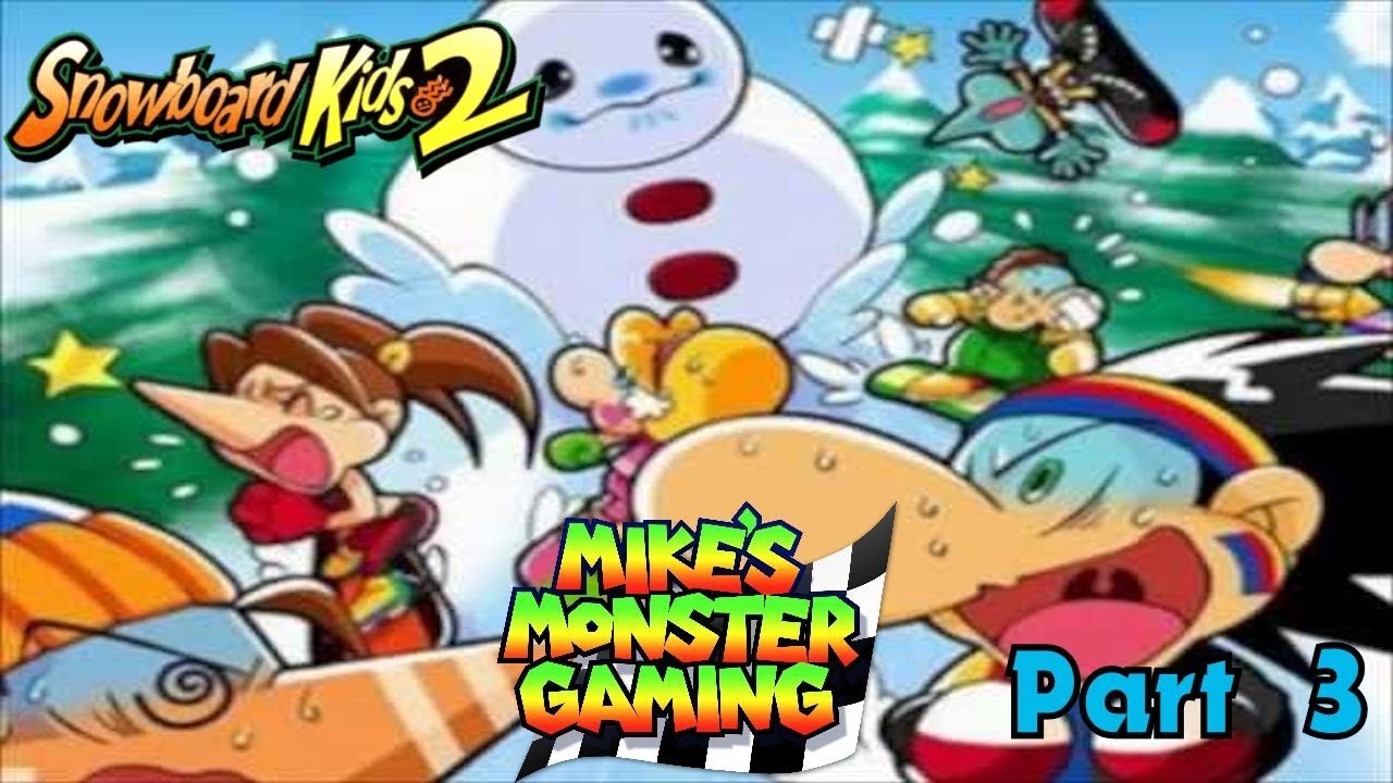 Let's Play Snowboard Kids 2 with Mike's Monster Gaming Part 3