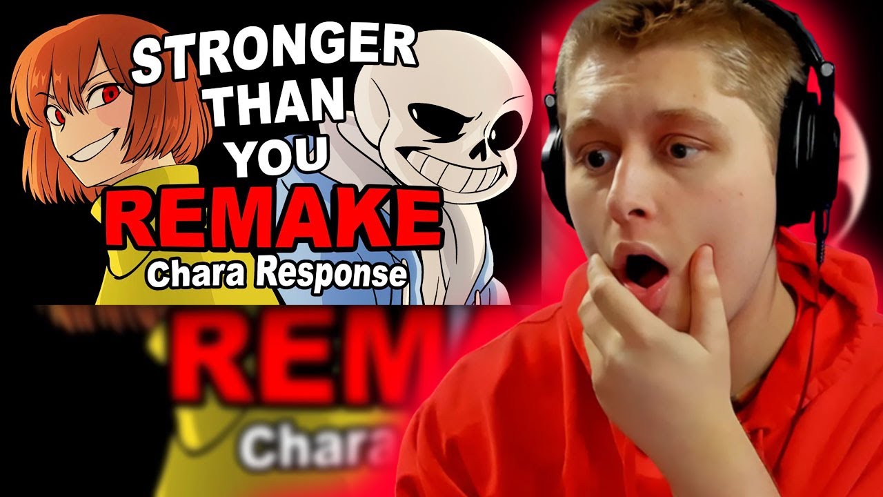 Stronger than You - Chara response Remake Undertale Animation Parody (REACTION)