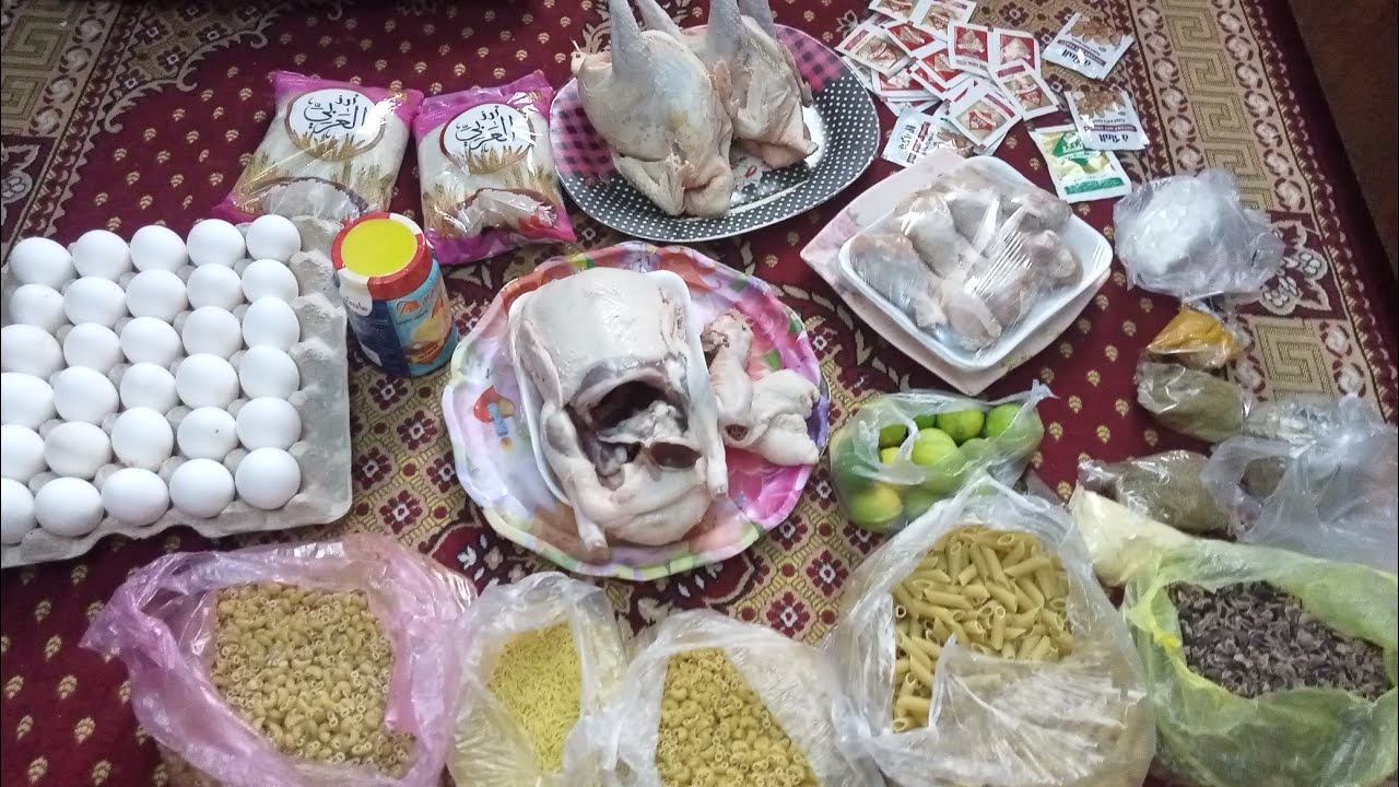 مشتريات لشهر رمضان بأسعار البط وفراخ البلدي والديوك البلدي والبانيه واسعار كراتين البيض باقل سعر