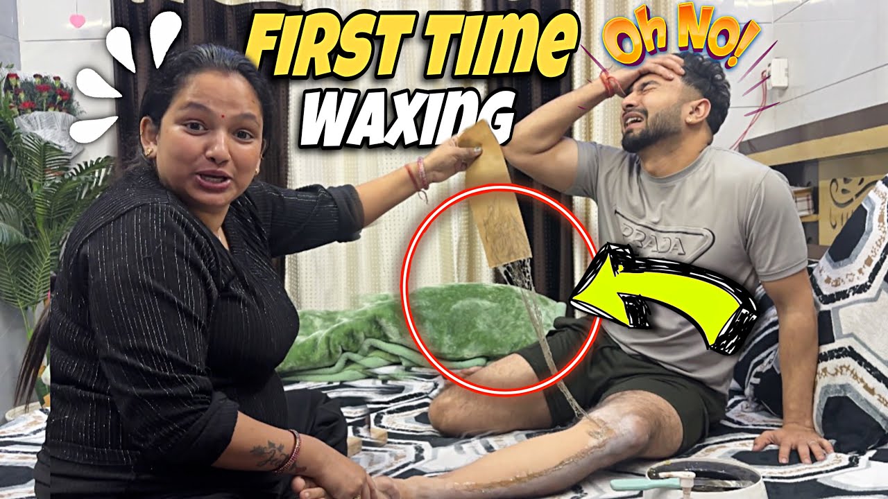First time waxing my husband || This is really bad idea || Priya jeet vlogs 