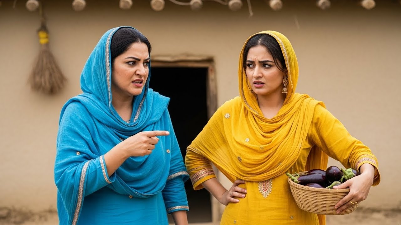 Saas Ne Baingan Bharta Mangwaya | Bechari Bahu Aur Gaon Ka Mazahiya Scene😋 Part 12 #saasbahu