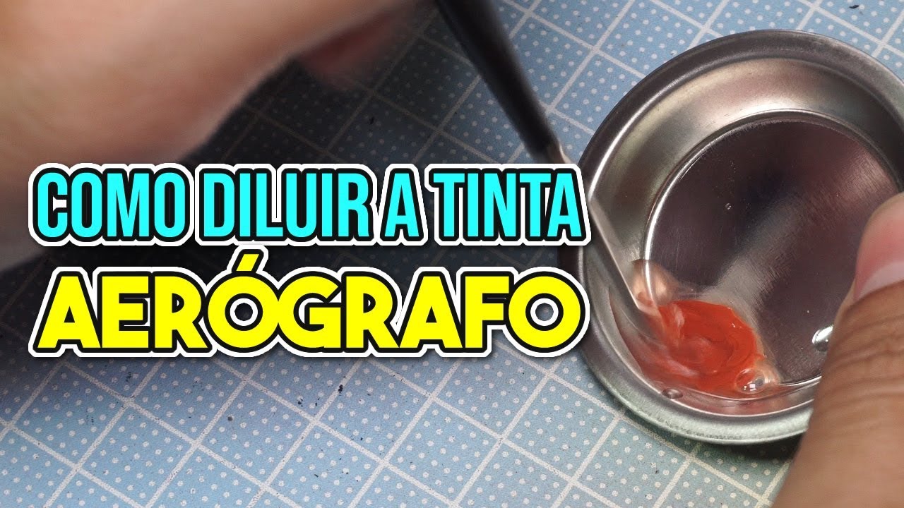 Aprenda Como Diluir Tinta Corretamente no Aerógrafo: Guia para Iniciantes