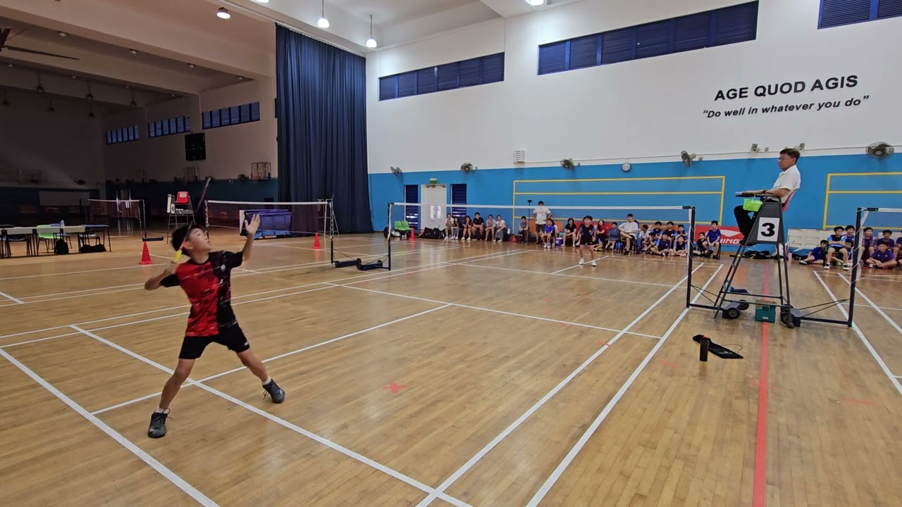 2025 NSG Badminton Nationals Finals League 1 - Henry Park vs Tao Nan (1st singles)