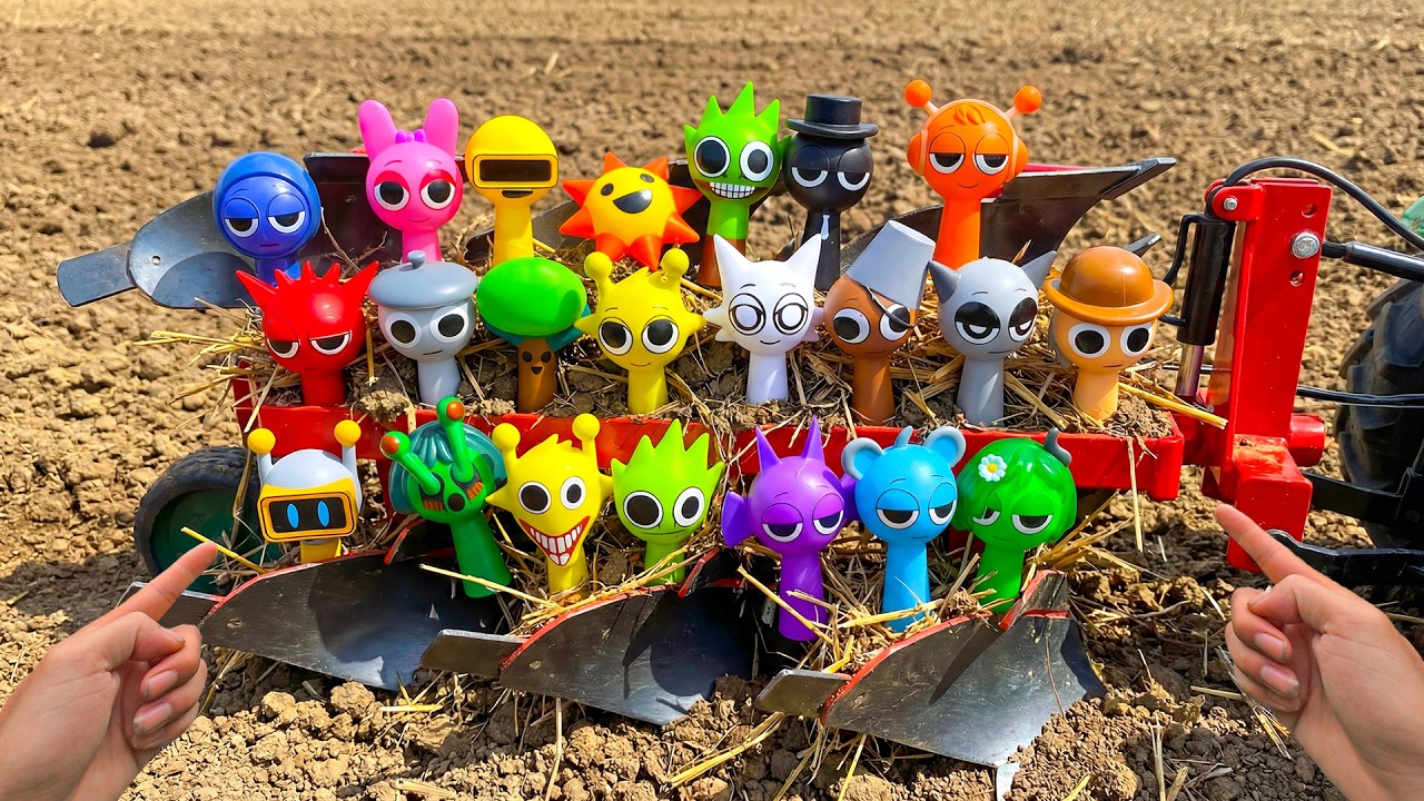 Everyone Was Surprise When Sprunki Jumped Out from the Tractor