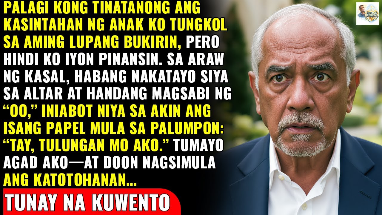 Habang Kinakasal ang Anak Ko, May Iniabot Siyang Sulat Mula sa Kanyang Bulaklak: 