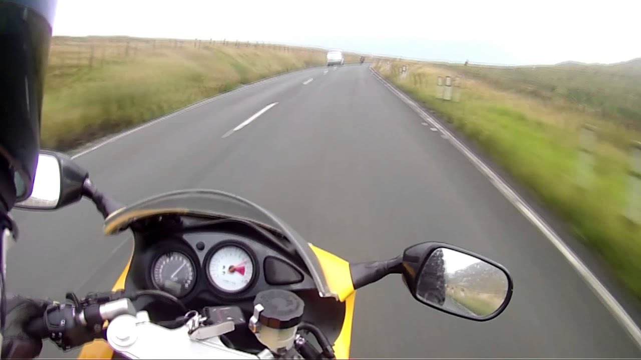 Isle of man Mountain course on a sv650s