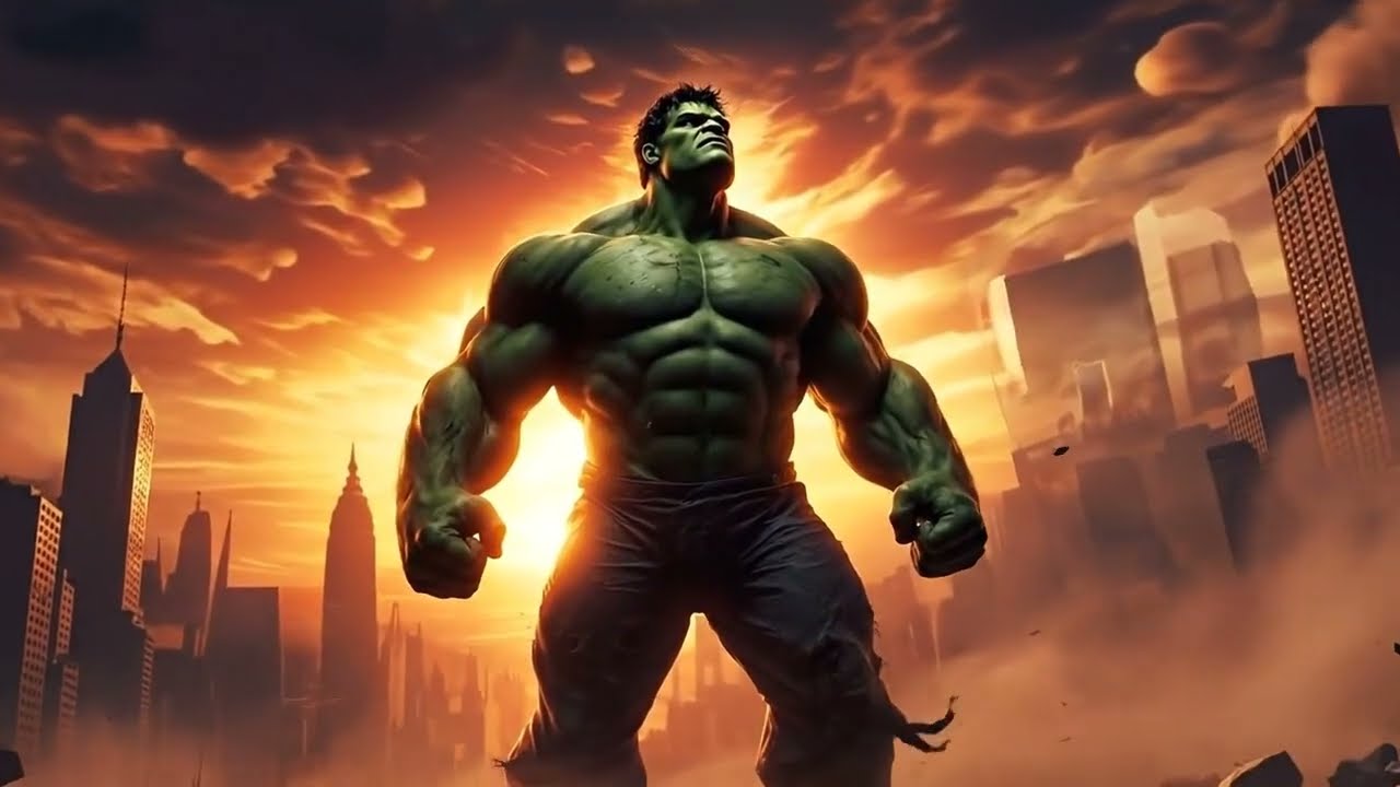 “Hulk vs Abomination: Epic Superhero Battle in the City |
